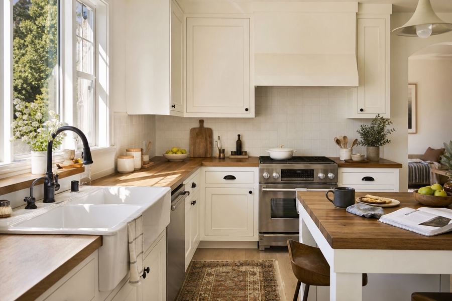 Bright renovated kitchen in a San Jose home